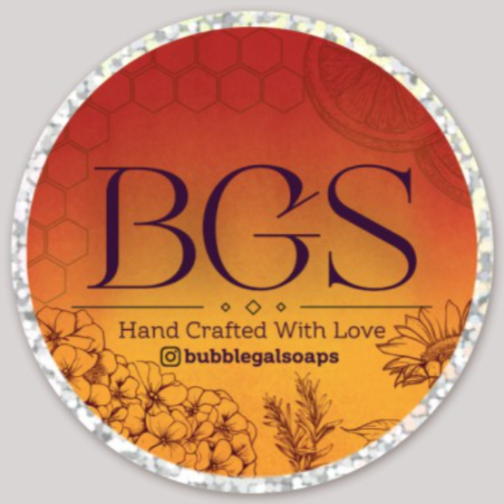 Bubble Gal Soaps New Logo Sticker 2x2